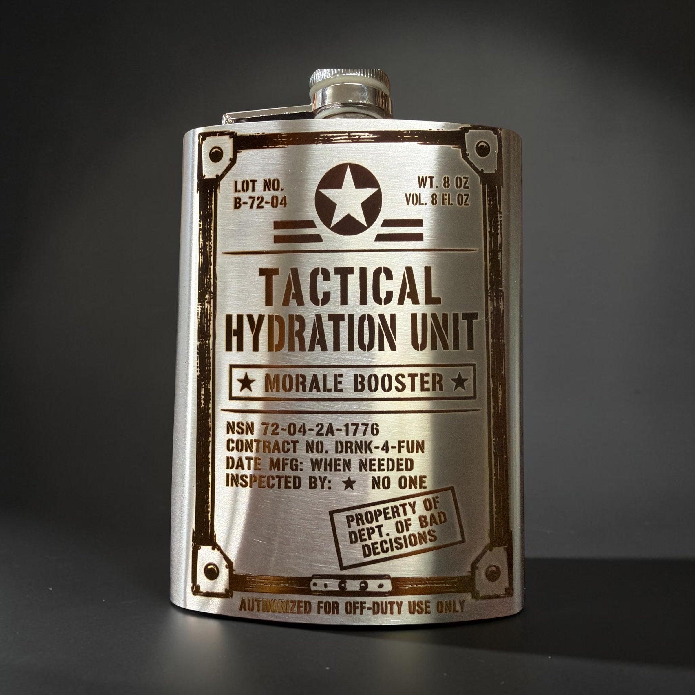Novelty - Tactical Hydration Unit™ Flask