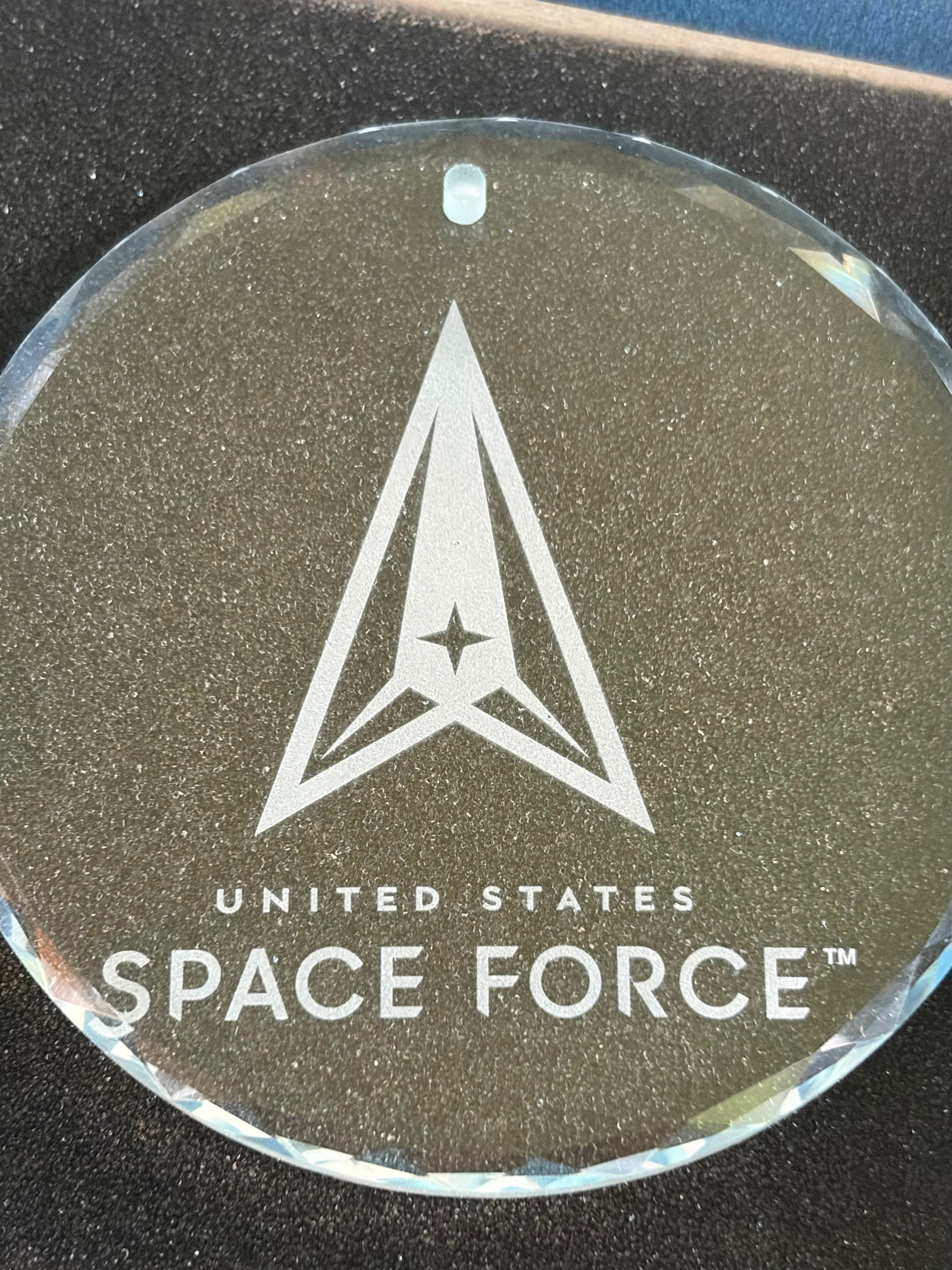 Honor Flight Crystal Ornament