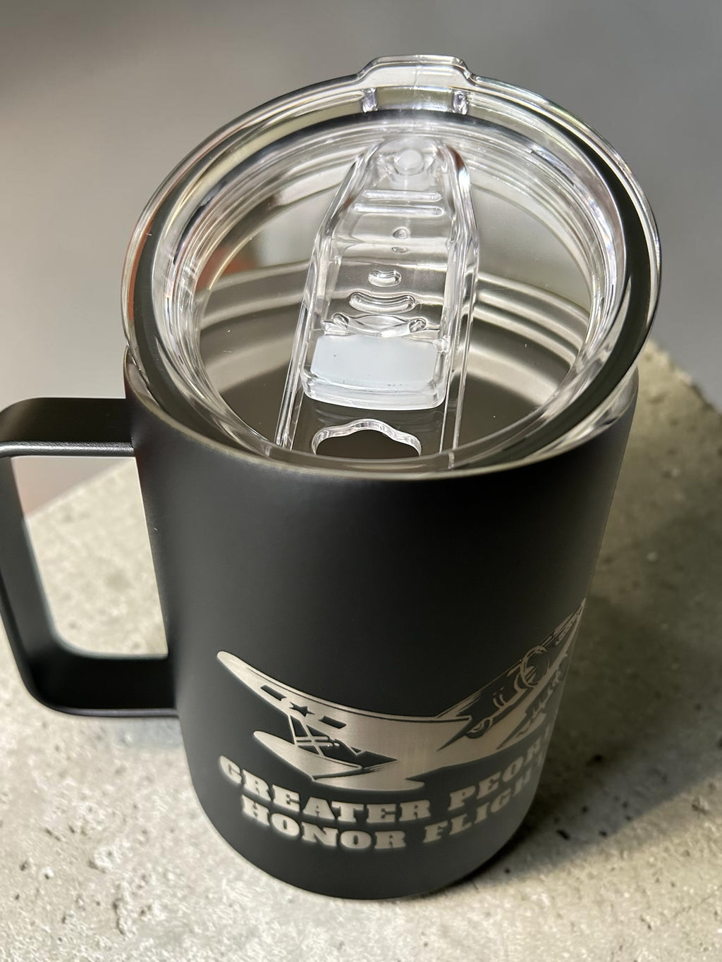 Drinkware - Camper Mug with Lid– 12oz