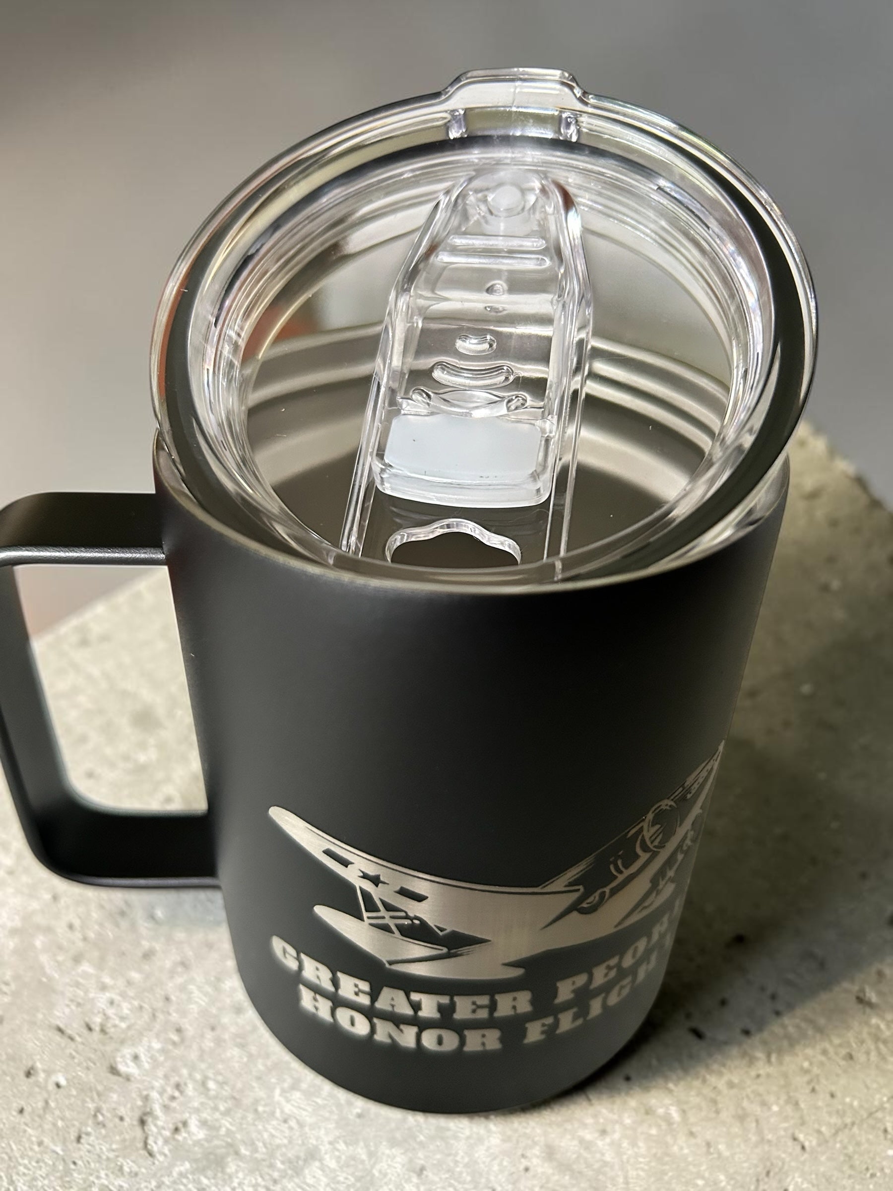 Drinkware - Camper Mug with Lid– 12oz