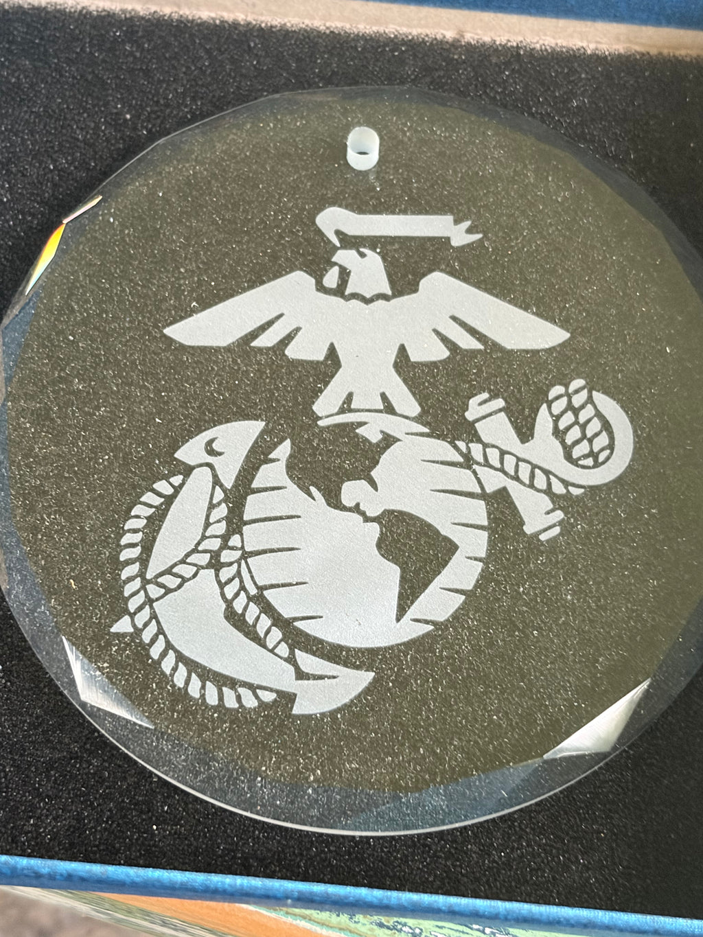 Honor Flight Crystal Ornament