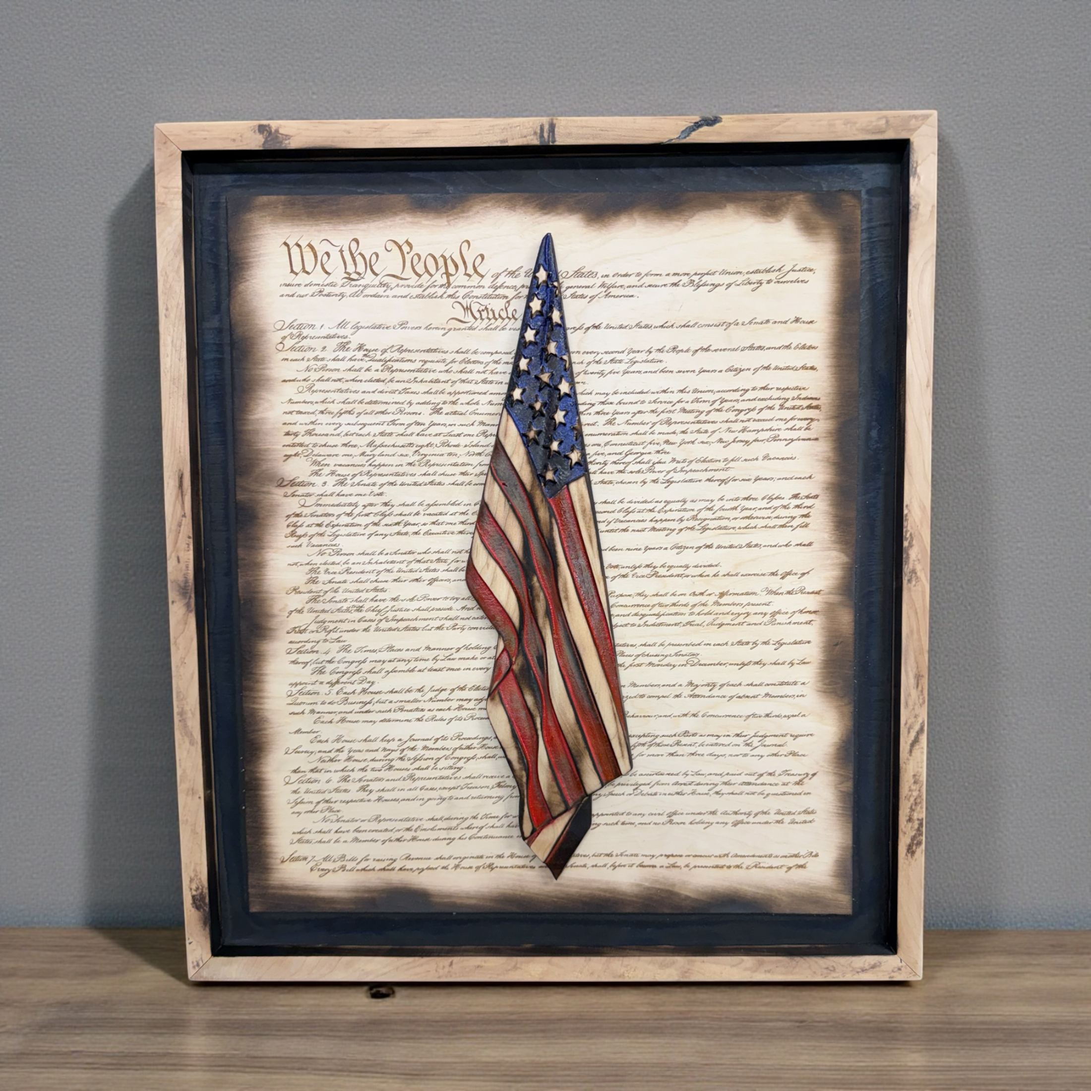 Foundation - Draped Flag We the People