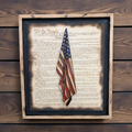Foundation - Draped Flag We the People