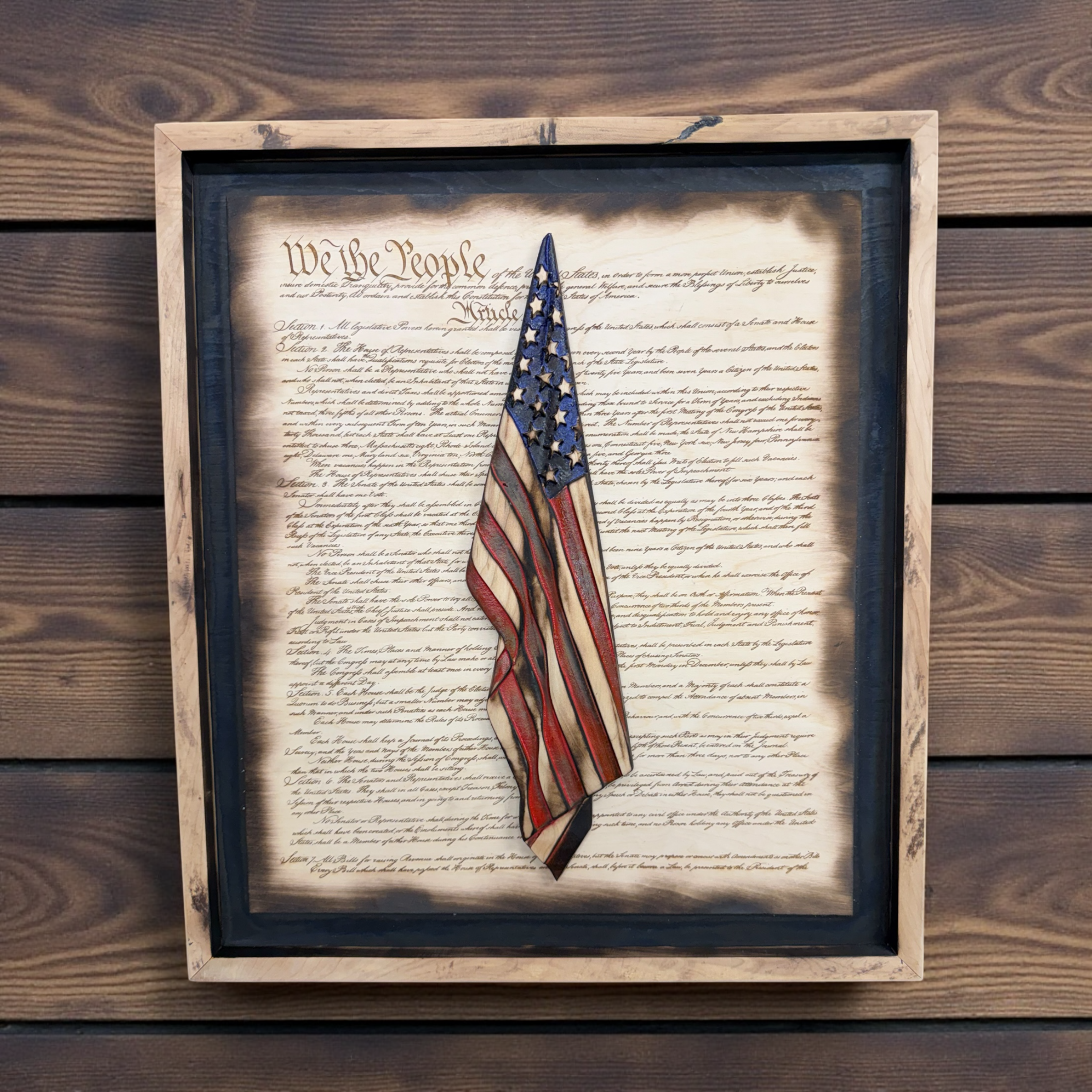 Foundation - Draped Flag We the People